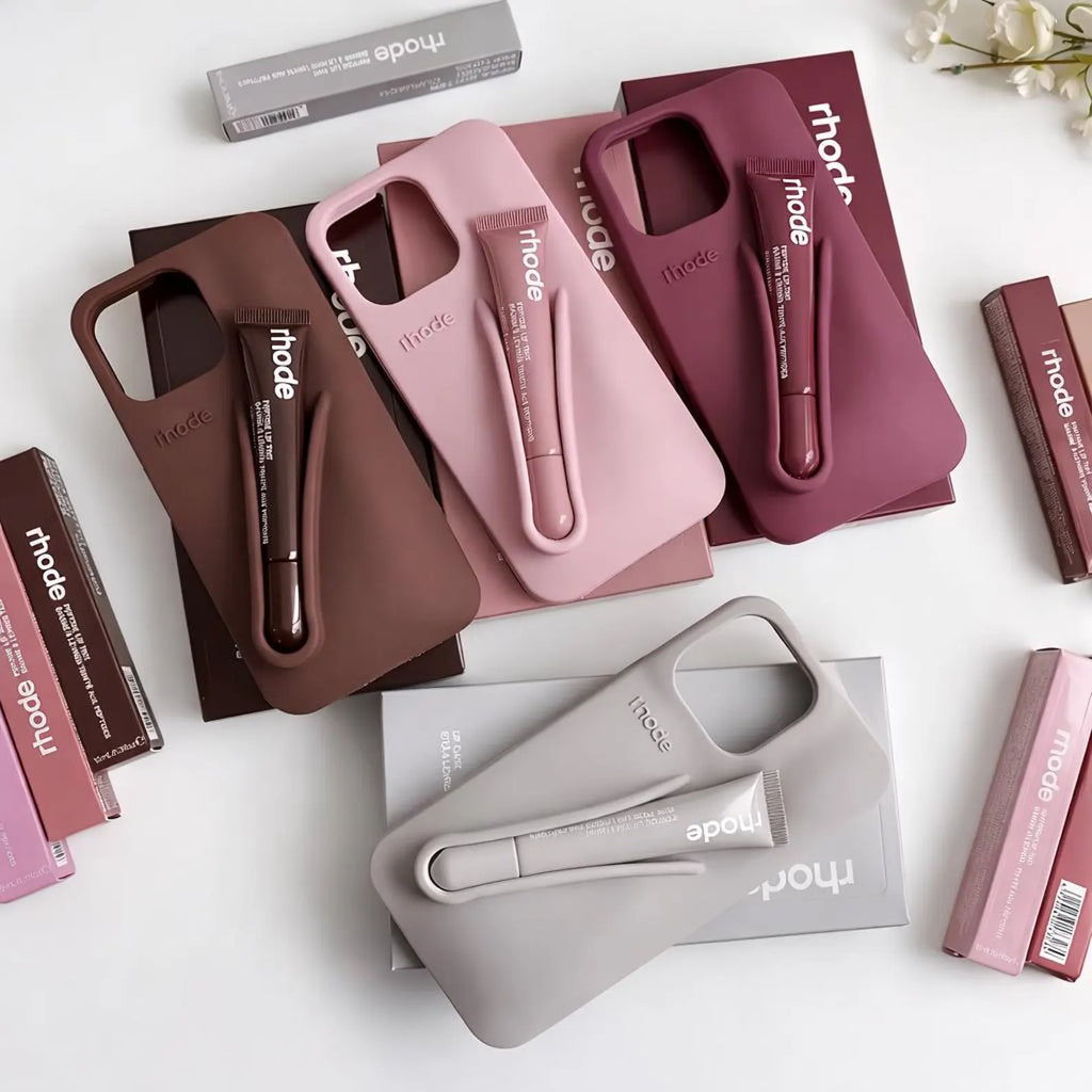 Lip Case coque silicone bubble avec support gloss Rhode