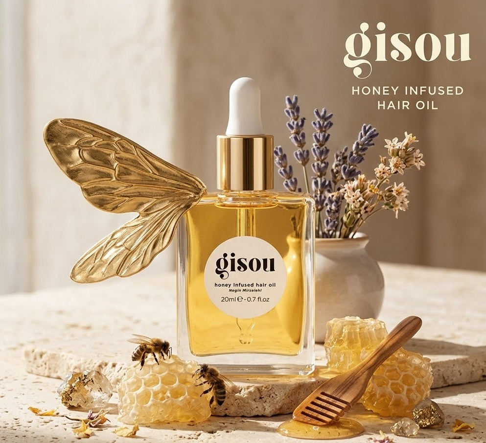 Honey Infused Hair Oil-Huile capillaire au miel GISOU